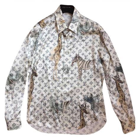 louis vuitton silk shirt men's